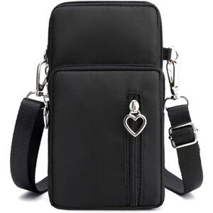 Small crossbody bag for women mini phone purse nylon wallet travel shoulder bag